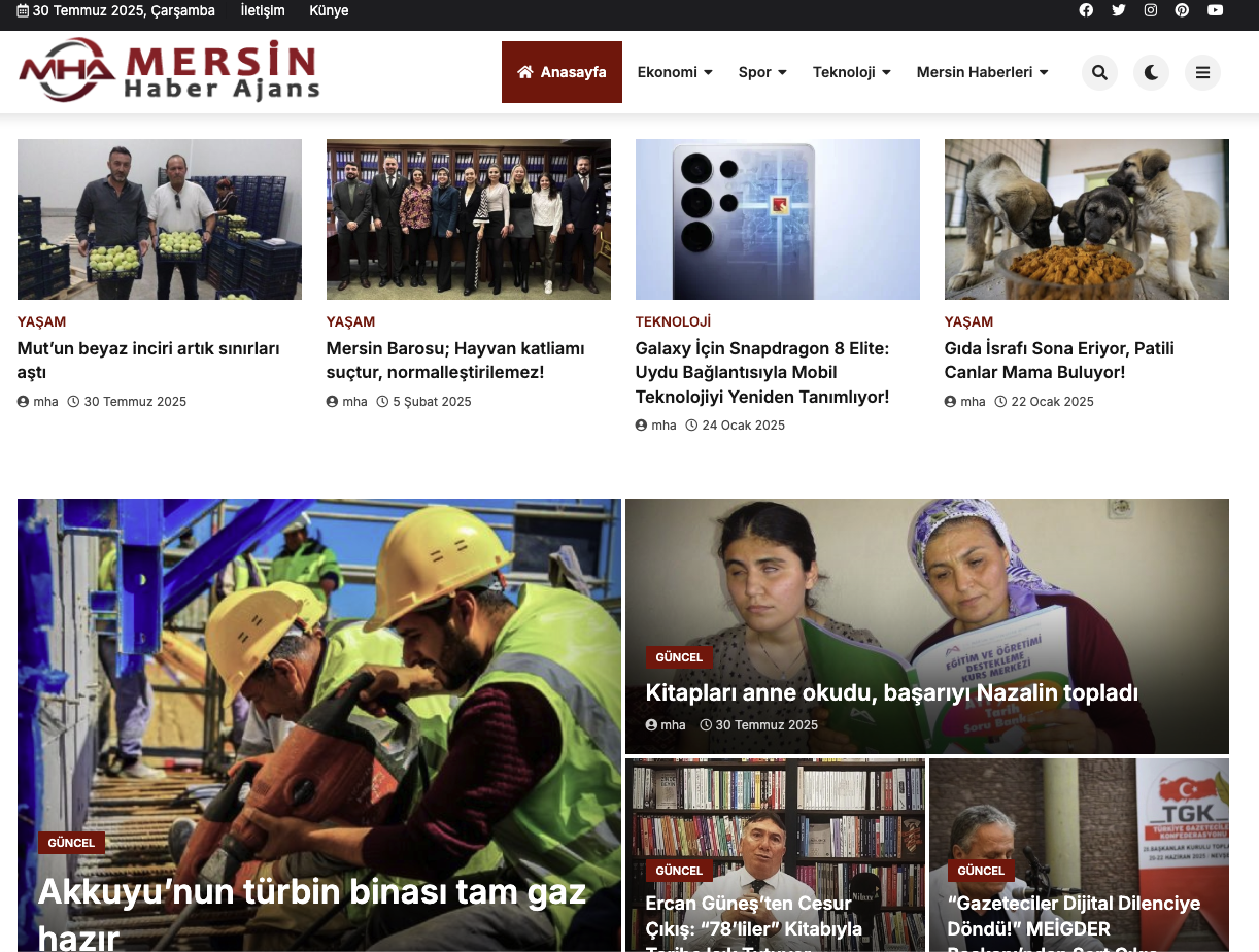 Mersin Haber Ajansı Tanıtım Yazısı